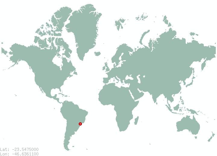 on és Sao Paulo situat en un mapa