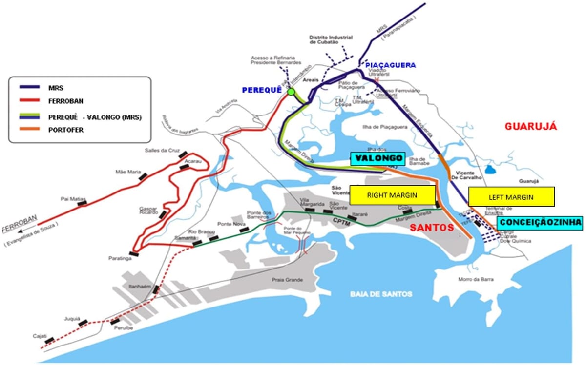 São Paulo vaixell mapa