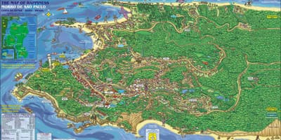Morro de Sao Paulo mapa