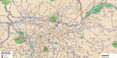 São Paulo jardí mapa