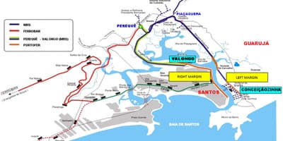 São Paulo vaixell mapa